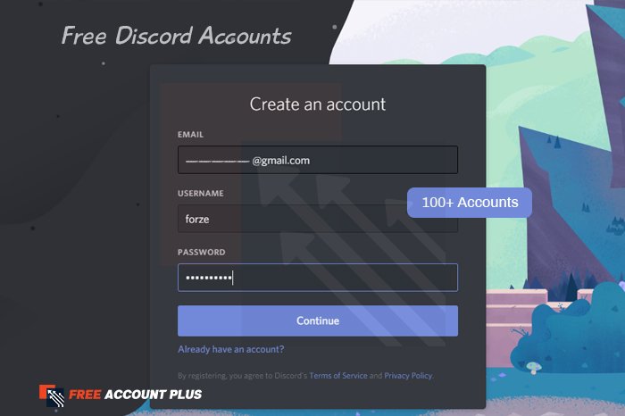 Free Discord Accounts & Password