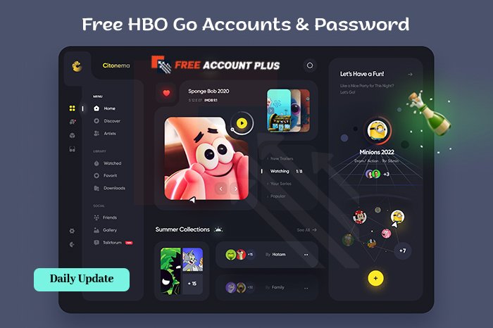 Free HBO Go Accounts & Password