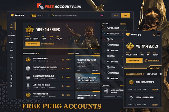 Free PUBG Accounts & Password