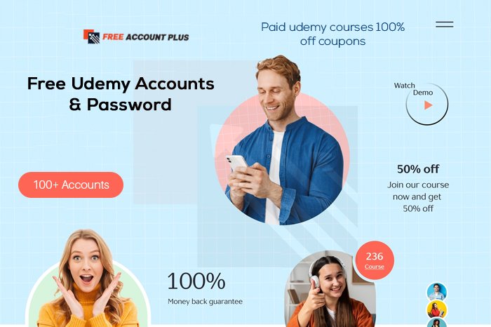 Free Udemy Accounts & Password