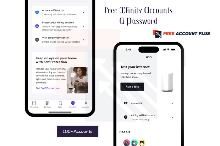 Free Xfinity Accounts & Passwords