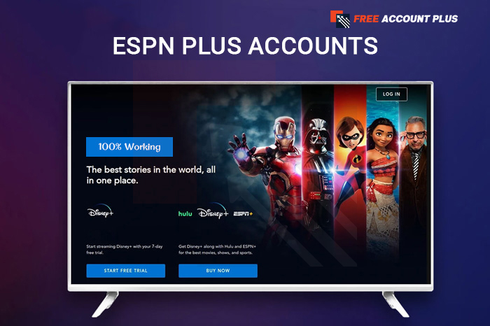 Free ESPN Plus Accounts & Password